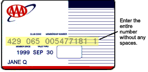 aaa number member digit toll help